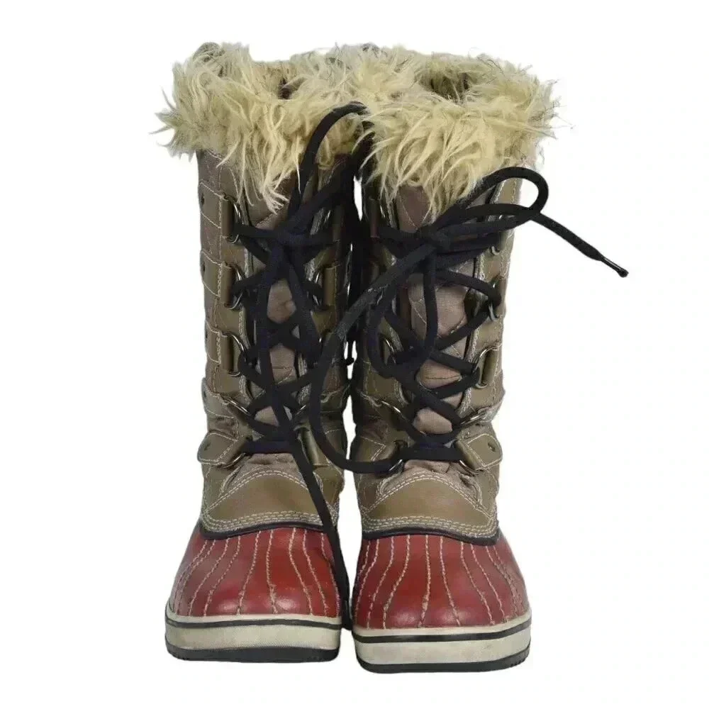 Sorel Trail Autumn Bronze Tofino Joan of Arctic Snow Winter Boots Brown Red 6 - Picture 4 of 12
